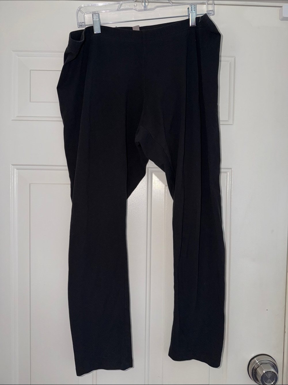 J. Jill Wearever-Black Women's 2X ankle leggings.